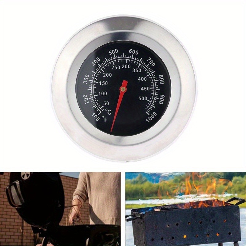 Home Cooking Usa - Stainless Steel BBQ Smoker Grill Temperature