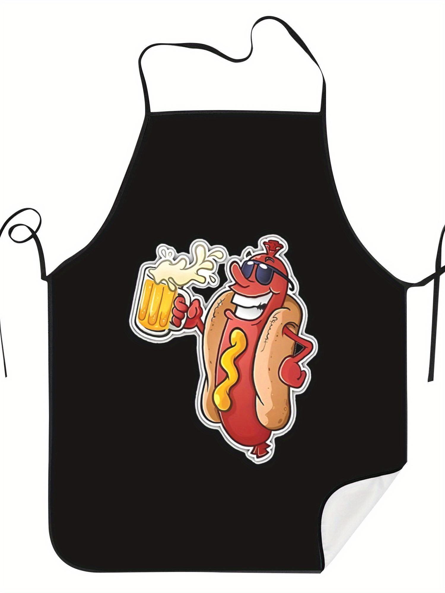 Home Cooking Dog Food - Hot Dog Pattern Print Apron, Fun