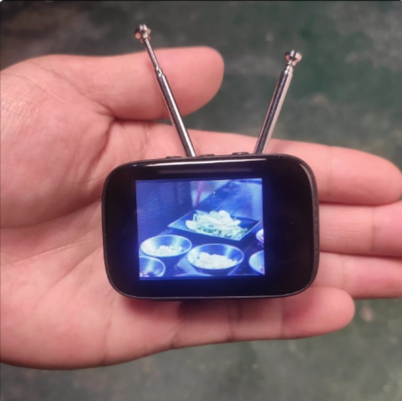 Home Cooking Videos - Miniature TV Model - Retro Style