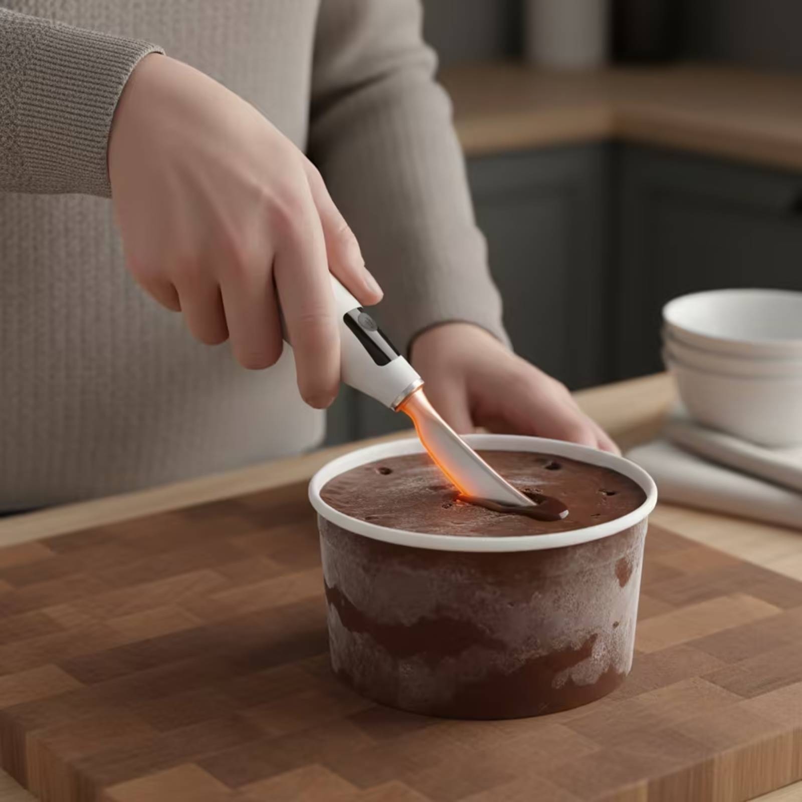 Rechargeable Electric Ice Crea - Home Cooking Usa 评论和价格