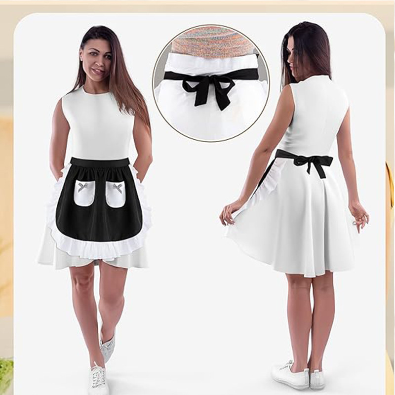 Elegant Lace Short Apron With  - Home Cooking Services 评论和价格