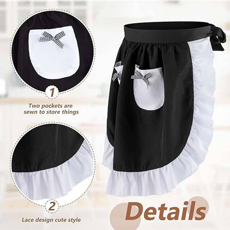 Elegant Lace Short Apron With  - Home Cooking Services 评论和价格