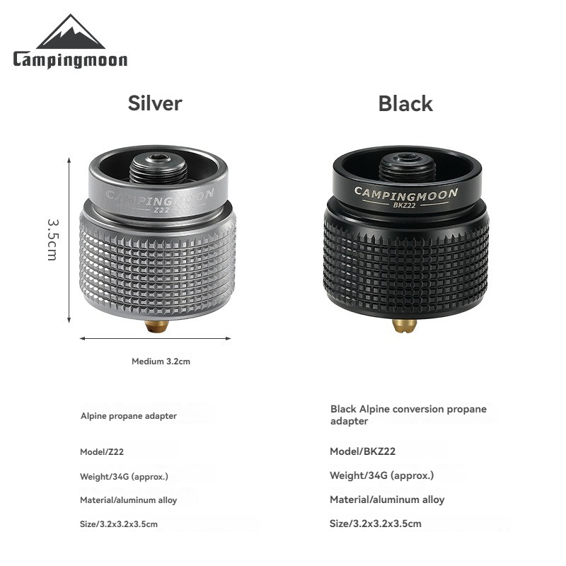 CAMPINGMOON Z22 IPE adapter pr - Home Cooking Gas 评论和价格