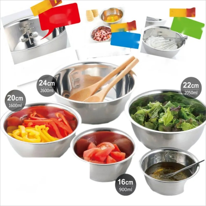 Stainless Steel Mixing Bowls P - Home Cooking Services 评论和价格