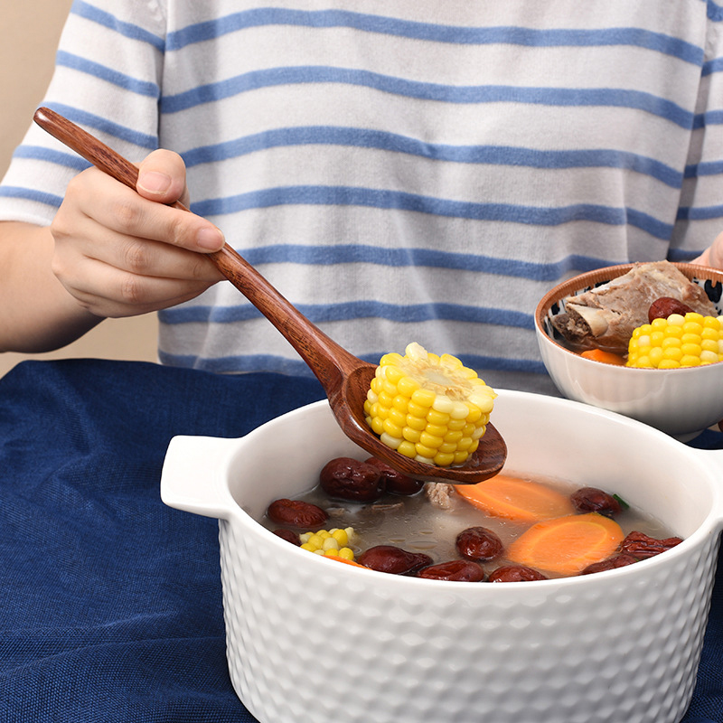 Long Handle Ramen Wooden Spoon - Home Cooking Services 评论和价格