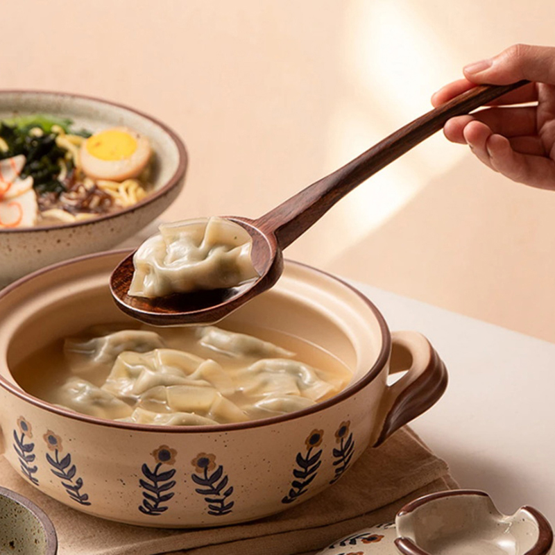 Long Handle Ramen Wooden Spoon - Home Cooking Services 评论和价格