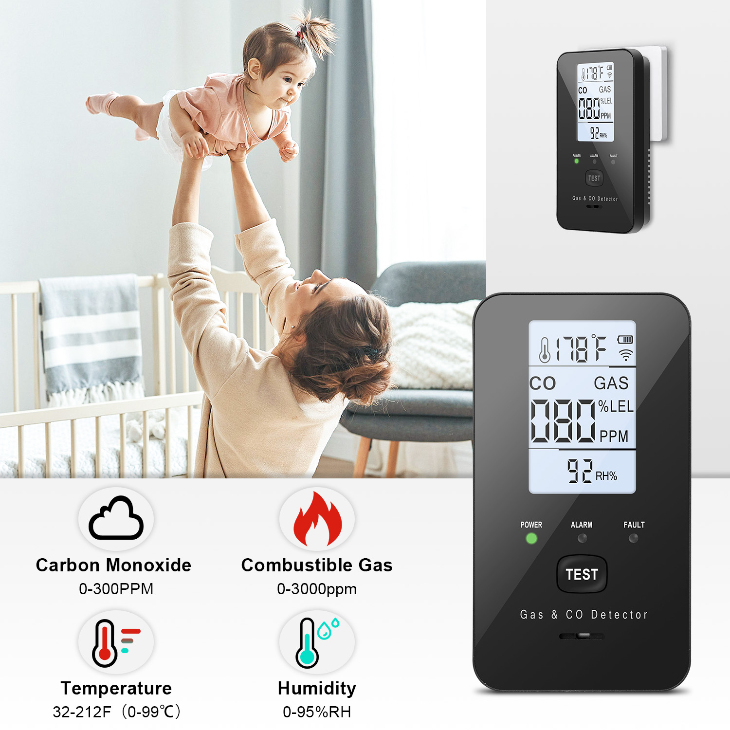 Natural Gas & Carbon Monoxide  - Home Cooking Gas 评论和价格